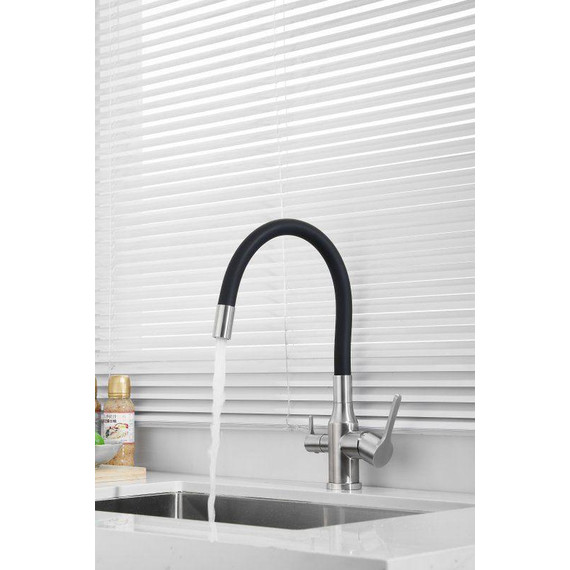 Смесители для кухни Belz B76814-1, хром/чёрный - фото 23