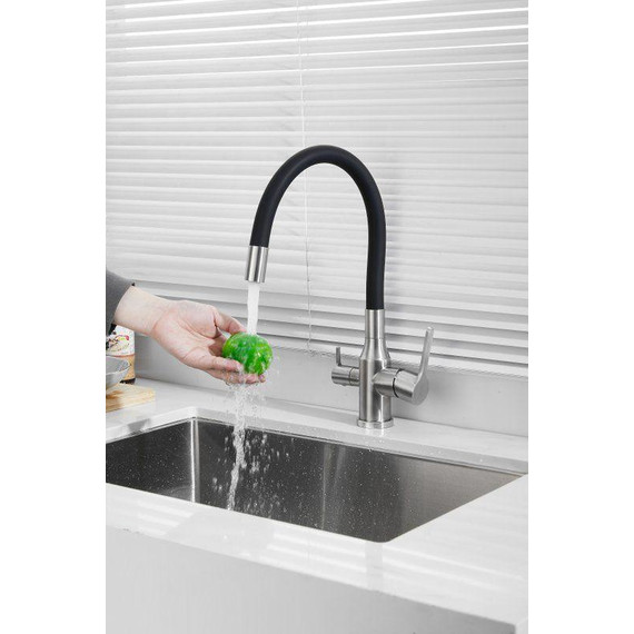 Смесители для кухни Belz B76814-1, хром/чёрный - фото 24