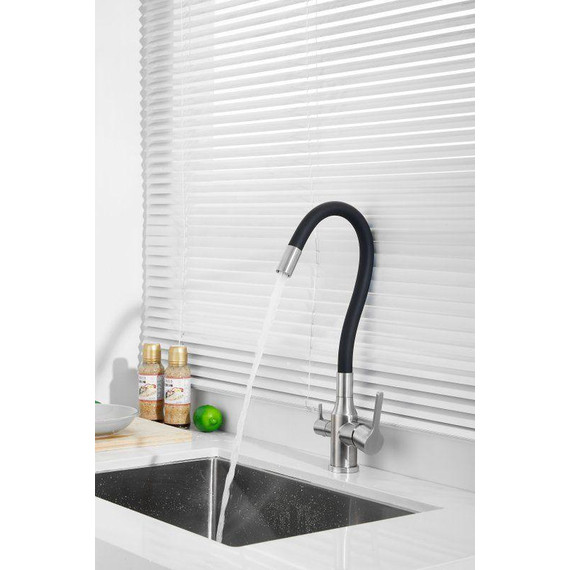 Смесители для кухни Belz B76814-1, хром/чёрный - фото 26