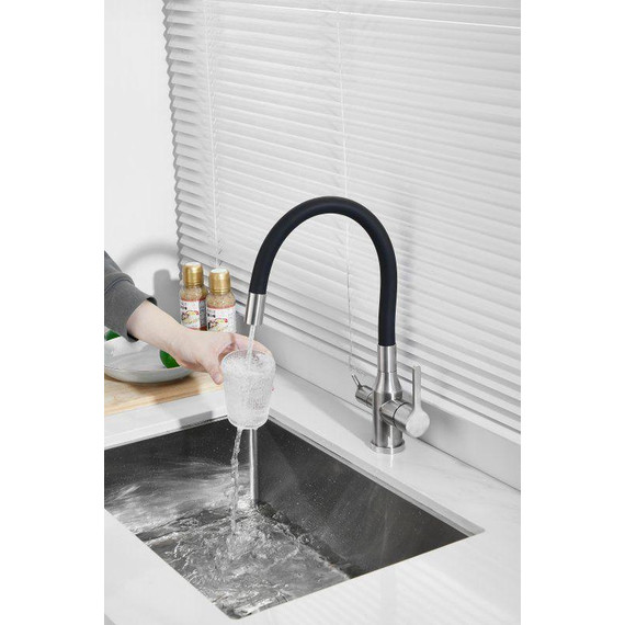 Смесители для кухни Belz B76814-1, хром/чёрный - фото 28