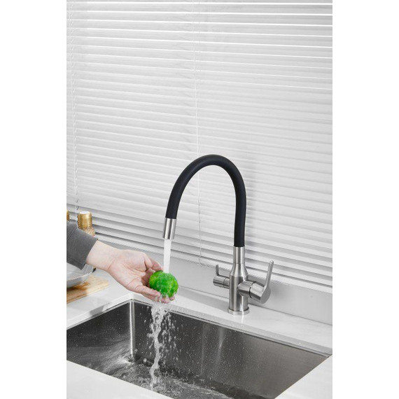 Смесители для кухни Belz B76814-1, хром/чёрный - фото 29