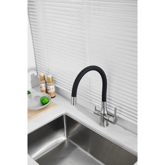 Смесители для кухни Belz B76814-1, хром/чёрный - фото 31