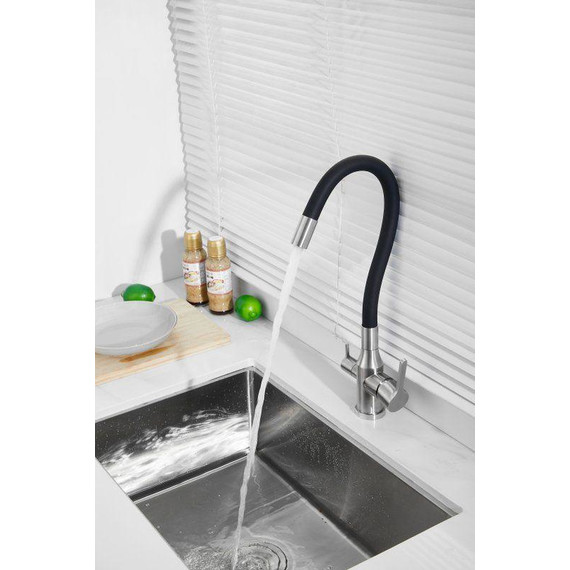 Смесители для кухни Belz B76814-1, хром/чёрный - фото 42