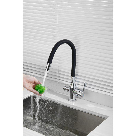 Смесители для кухни Belz B76814, хром/чёрный - фото 24