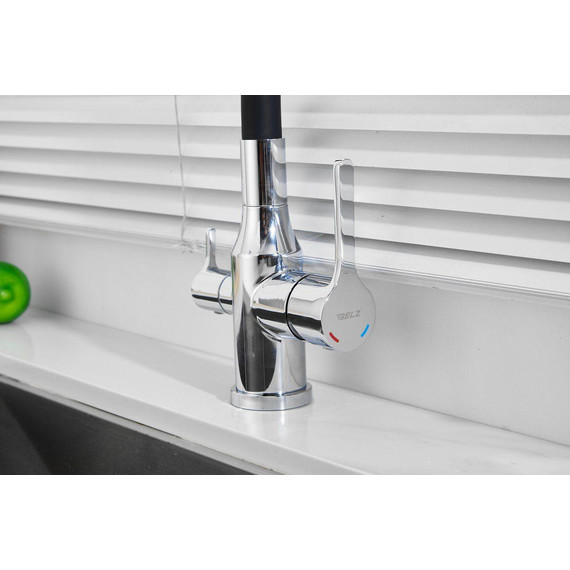 Смесители для кухни Belz B76814, хром/чёрный - фото 27