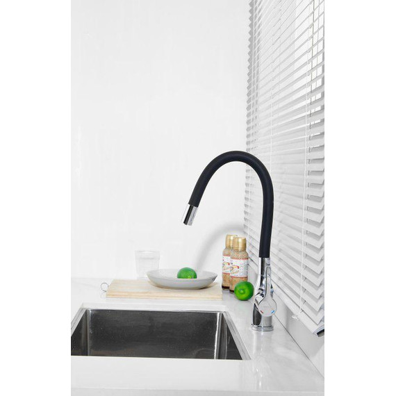 Смесители для кухни Belz B76814, хром/чёрный - фото 29