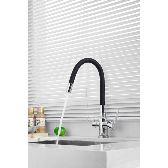 Смесители для кухни Belz B76814, хром/чёрный - фото 30