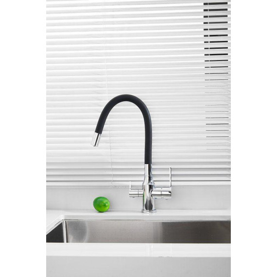 Смесители для кухни Belz B76814, хром/чёрный - фото 40