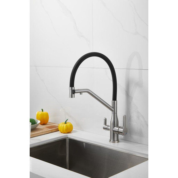 Смесители для кухни Belz B78815-1, сатин/чёрный - фото 16