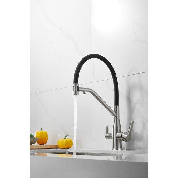 Смесители для кухни Belz B78815-1, сатин/чёрный - фото 19