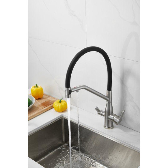 Смесители для кухни Belz B78815-1, сатин/чёрный - фото 20