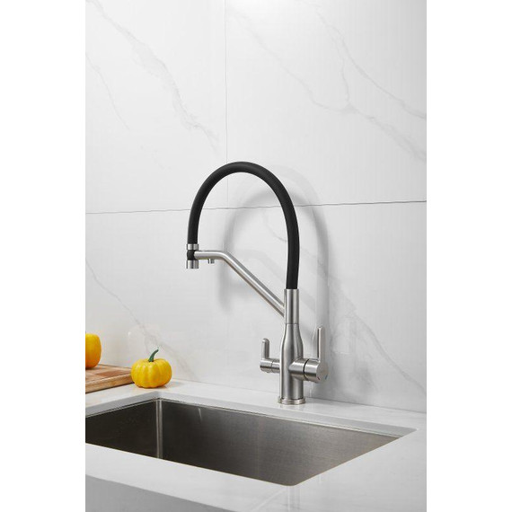 Смесители для кухни Belz B78815-1, сатин/чёрный - фото 24