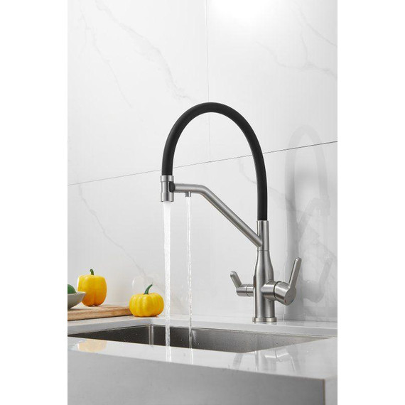 Смесители для кухни Belz B78815-1, сатин/чёрный - фото 26