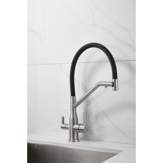 Смесители для кухни Belz B78815-1, сатин/чёрный - фото 39