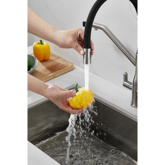 Смесители для кухни Belz B78815-1, сатин/чёрный - фото 8