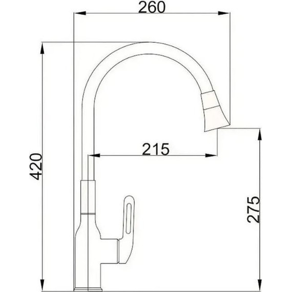 Смесители для кухни Haiba HB42830-5, золото/белый - фото 4