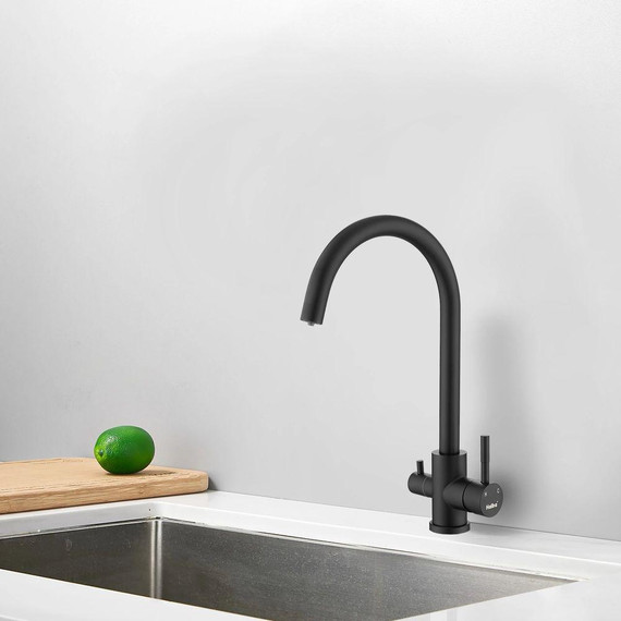 Смесители для кухни Haiba HB43828-7, чёрный - фото 2