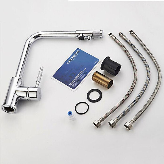 Смесители для кухни Ledeme L4155-3 - фото 9