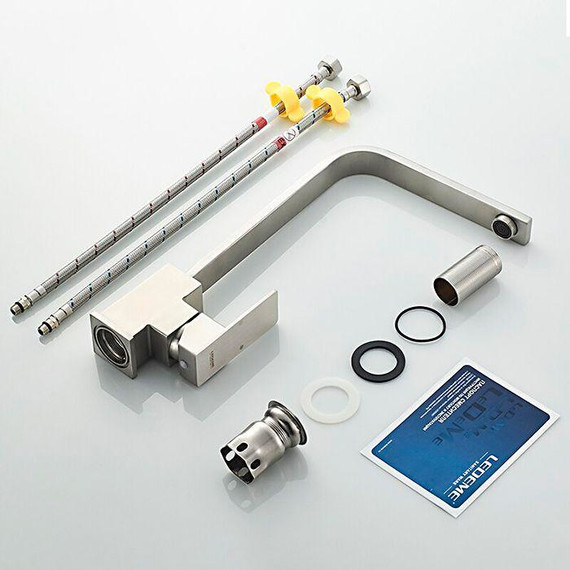 Смесители для кухни Ledeme L74033, нержавеющая сталь - фото 9