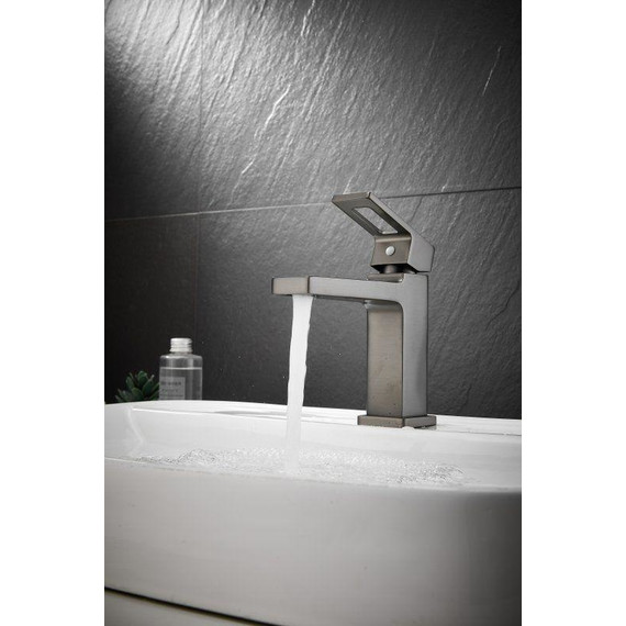 Смеситель для раковины Belz B10658-3, оружейная сталь - фото 7