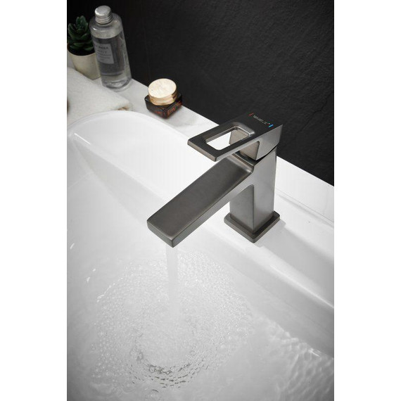 Смеситель для раковины Belz B10658-3, оружейная сталь - фото 14