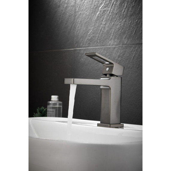 Смеситель для раковины Belz B10658-3, оружейная сталь - фото 5