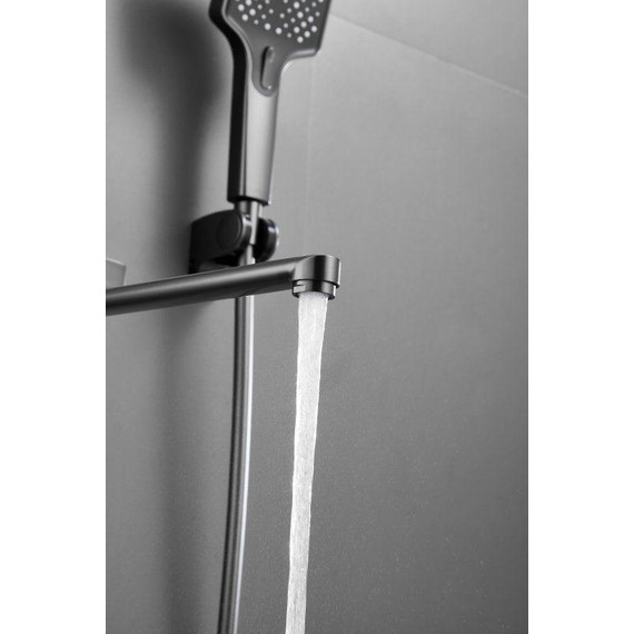 Смеситель для ванны Belz B22715-3, оружейная сталь - фото 24