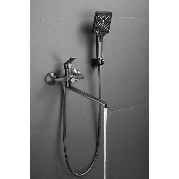 Смеситель для ванны Belz B22715-3, оружейная сталь - фото 41