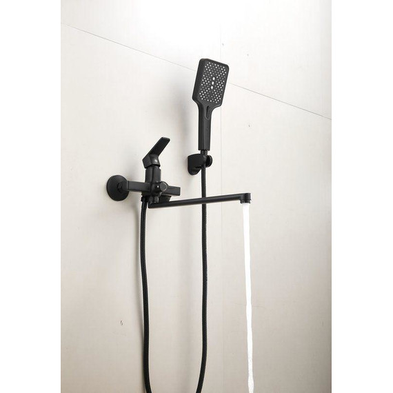 Смеситель для ванны Belz B22715-7, чёрный матовый - фото 8