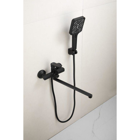 Смеситель для ванны Belz B22715-7, чёрный матовый - фото 9