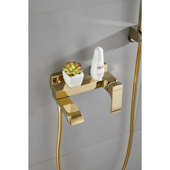 Смеситель для ванны Belz B60507-5, золото - фото 18