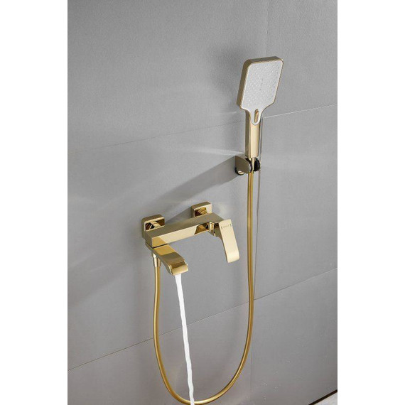 Смеситель для ванны Belz B60507-5, золото - фото 3