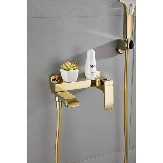 Смеситель для ванны Belz B60507-5, золото - фото 16