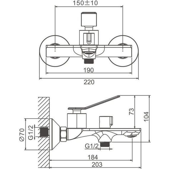 Смеситель для ванны Belz B60618 - фото 45
