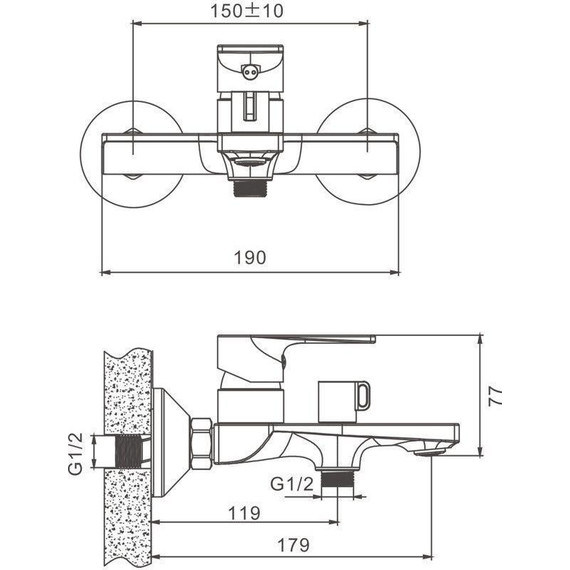 Смеситель для ванны Belz B60679 - фото 38