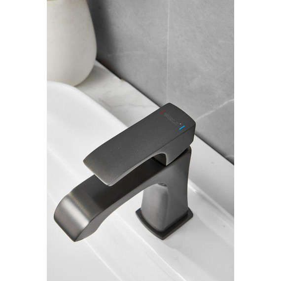 Смеситель для раковины Belz B10507-3, оружейная сталь - фото 13