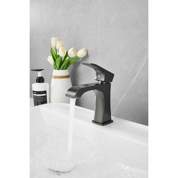 Смеситель для раковины Belz B10507-3, оружейная сталь - фото 14