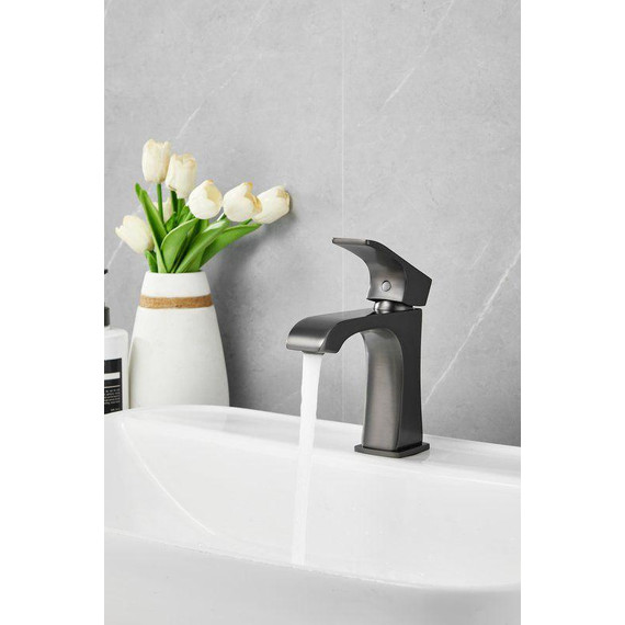 Смеситель для раковины Belz B10507-3, оружейная сталь - фото 16