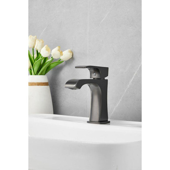 Смеситель для раковины Belz B10507-3, оружейная сталь - фото 6