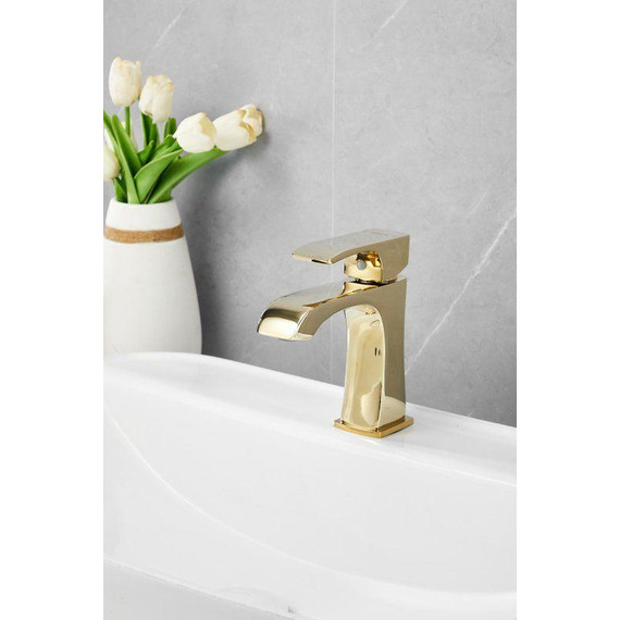 Смеситель для раковины Belz B10507-5, золото - фото 7