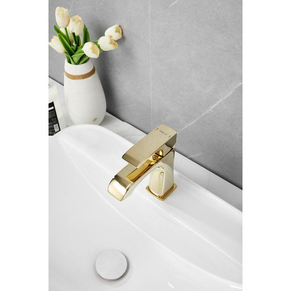 Смеситель для раковины Belz B10507-5, золото - фото 3