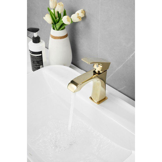 Смеситель для раковины Belz B10507-5, золото - фото 13