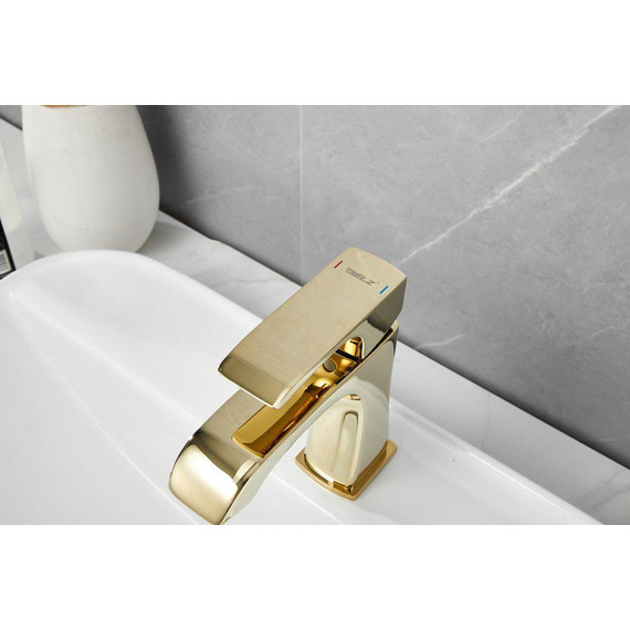 Смеситель для раковины Belz B10507-5, золото - фото 24