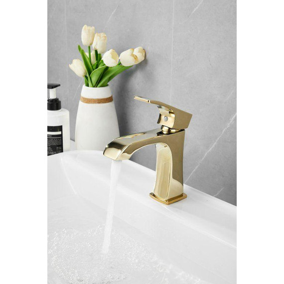 Смеситель для раковины Belz B10507-5, золото - фото 25