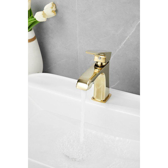 Смеситель для раковины Belz B10507-5, золото - фото 12