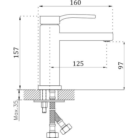 Смеситель для раковины Belz B10612 - фото 16