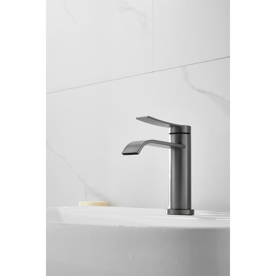 Смеситель для раковины Belz B10812-3, оружейная сталь - фото 21