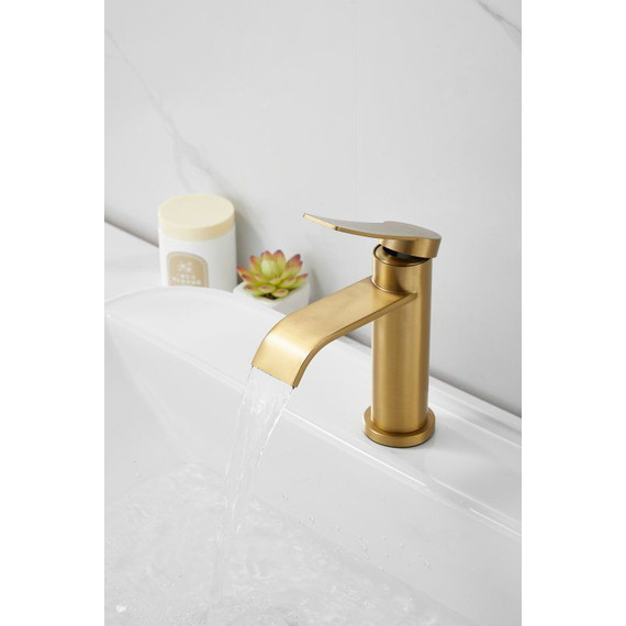 Смеситель для раковины Belz B10812-5, золото - фото 21