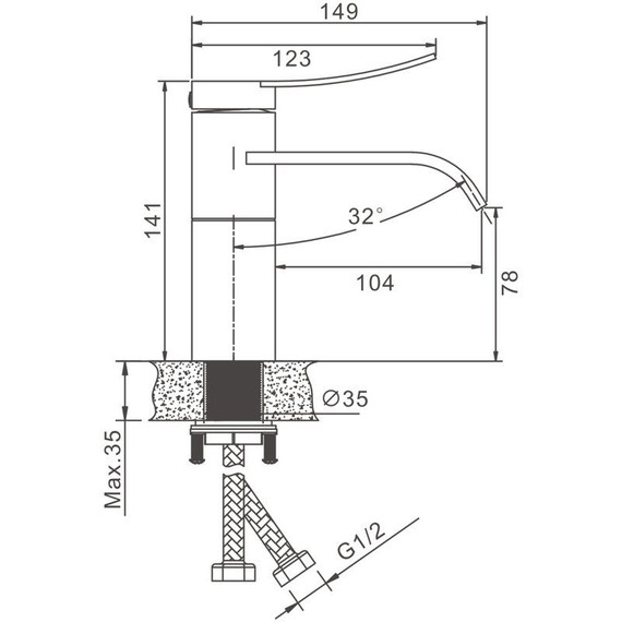 Смеситель для раковины Belz B10812-5, золото - фото 31