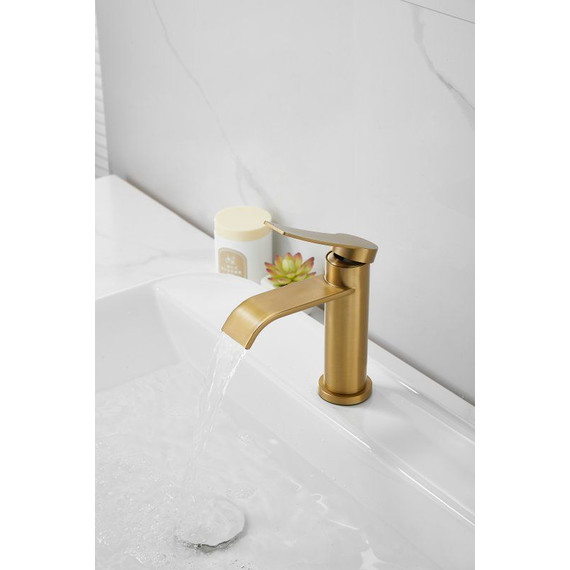 Смеситель для раковины Belz B10812-5, золото - фото 12